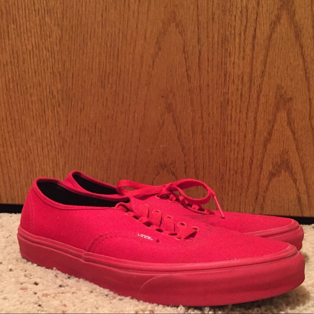 All Red Vans